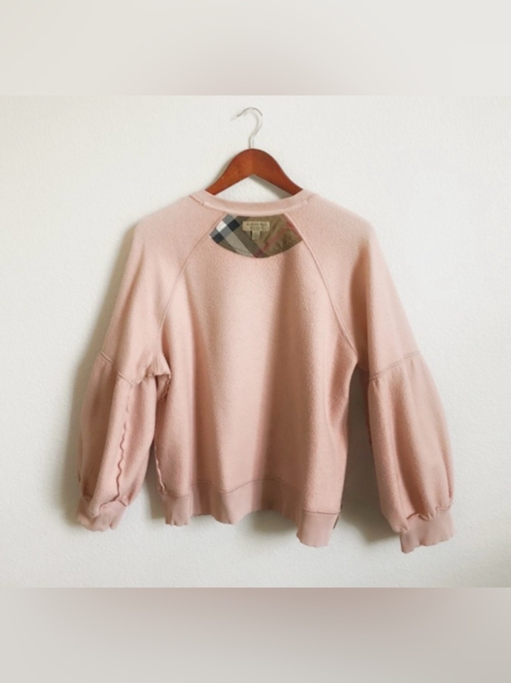 Burberry London England balloon sleeve crewneck sweatshirt - Picture 4 of 8